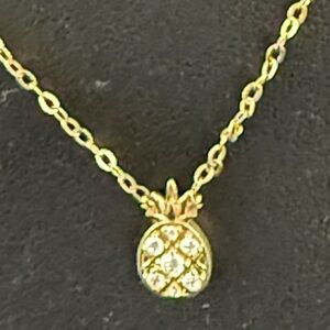 (25)Nadri NEW CZ Pineapple Necklace